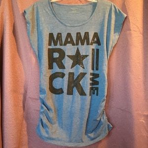 Blue Maternity Tee